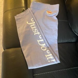 Nike Women’s Light Purple Leggings with Slogan